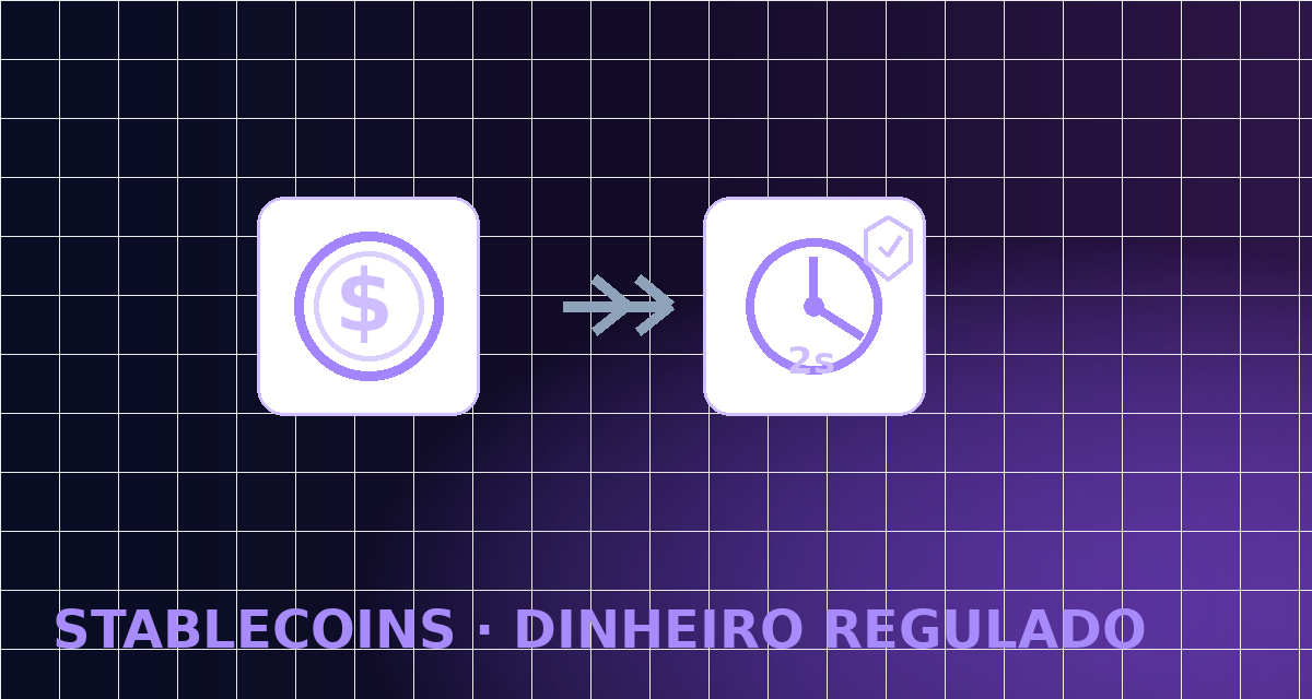 A stablecoin liquida em dois segundos. A conformidade não.