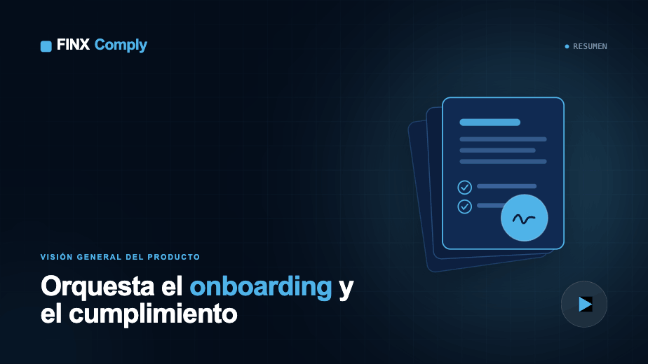 Resumen de FINX Comply