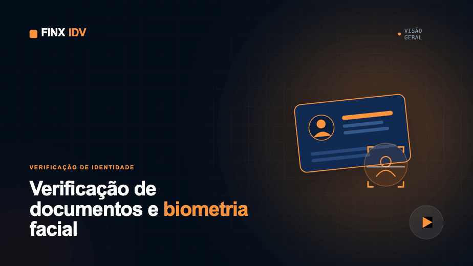Visão geral do FINX IDV